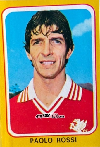 Sticker Paolo Rossi - Calciatori 1979-1980 n. 186 - Edis