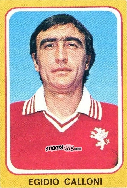 Sticker Egidio Calloni - Calciatori 1979-1980 n. 191 - Edis