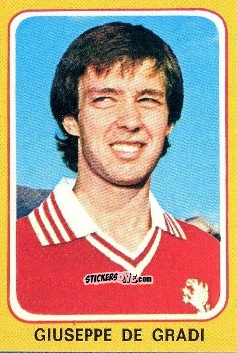 Figurina Giuseppe De Gradi - Calciatori 1979-1980 n. 192 - Edis