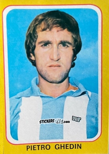 Sticker Pietro Ghedin - Calciatori 1979-1980 n. 196 - Edis