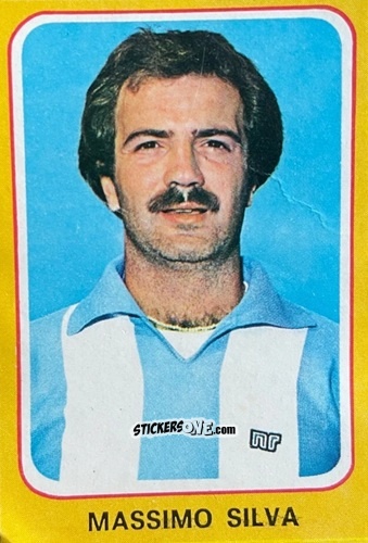 Sticker Massimo Silva - Calciatori 1979-1980 n. 202 - Edis