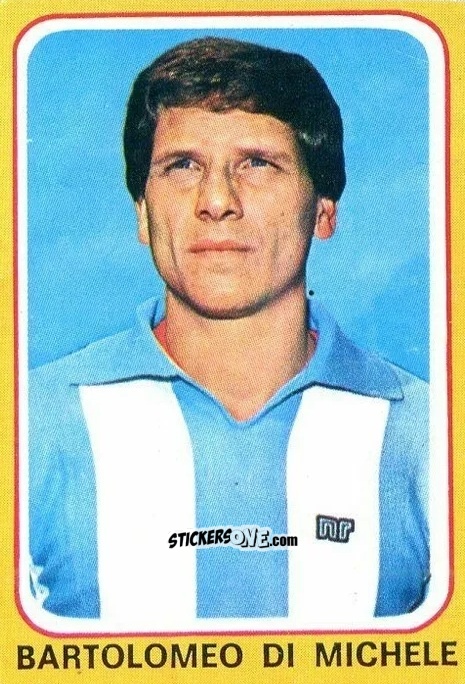 Sticker Bartolomeo Di Michele - Calciatori 1979-1980 n. 206 - Edis