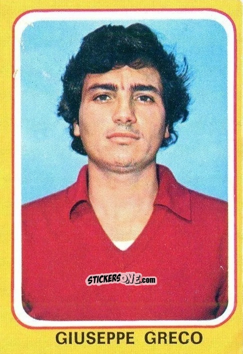 Sticker Giuseppe Greco - Calciatori 1979-1980 n. 240 - Edis