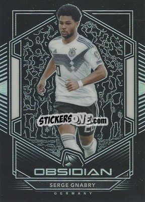 Sticker Serge Gnabry - Obsidian Soccer 2019-2020 n. 11 - Panini