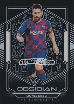 Sticker Lionel Messi - Obsidian Soccer 2019-2020 n. 30 - Panini