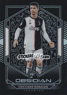 Sticker Cristiano Ronaldo - Obsidian Soccer 2019-2020 n. 52 - Panini