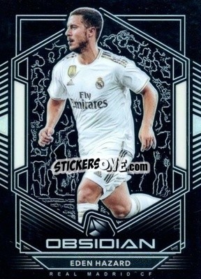 Sticker Eden Hazard - Obsidian Soccer 2019-2020 - Panini