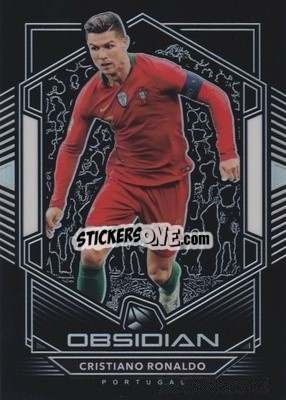 Sticker Cristiano Ronaldo - Obsidian Soccer 2019-2020 n. 64 - Panini