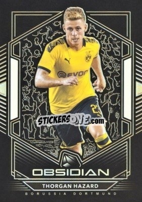 Sticker Thorgan Hazard - Obsidian Soccer 2019-2020 - Panini