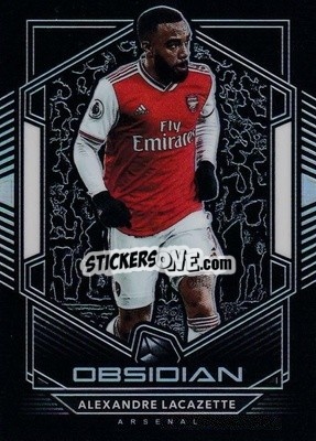 Sticker Alexandre Lacazette - Obsidian Soccer 2019-2020 n. 80 - Panini