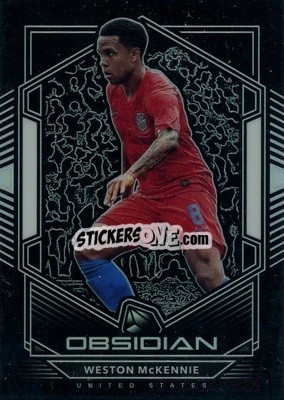 Figurina Weston McKennie - Obsidian Soccer 2019-2020 - Panini