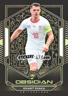 Figurina Granit Xhaka - Obsidian Soccer 2019-2020 - Panini