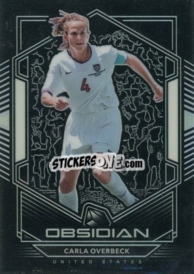 Sticker Carla Overbeck - Obsidian Soccer 2019-2020 - Panini