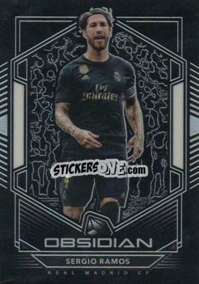 Sticker Sergio Ramos - Obsidian Soccer 2019-2020 - Panini