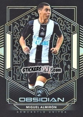 Sticker Miguel Almiron - Obsidian Soccer 2019-2020 n. 95 - Panini
