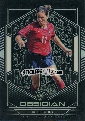 Figurina Julie Foudy - Obsidian Soccer 2019-2020 n. 100 - Panini