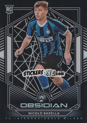 Figurina Nicolo Barella - Obsidian Soccer 2019-2020 - Panini