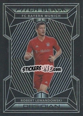 Sticker Robert Lewandowski - Obsidian Soccer 2019-2020 n. PB-3 - Panini