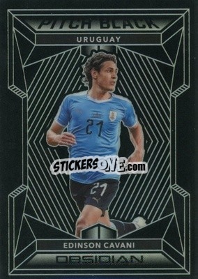 Sticker Edinson Cavani - Obsidian Soccer 2019-2020 n. PB-16 - Panini