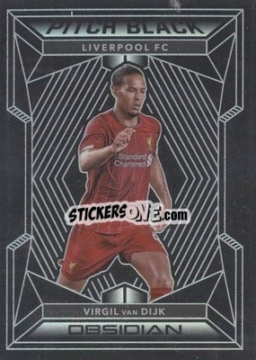 Sticker Virgil van Dijk - Obsidian Soccer 2019-2020 n. PB-19 - Panini