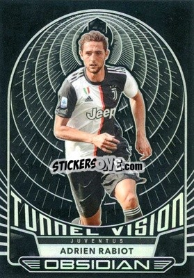 Sticker Adrien Rabiot - Obsidian Soccer 2019-2020 n. TV-15 - Panini