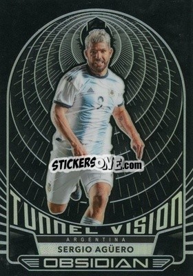 Sticker Sergio Aguero - Obsidian Soccer 2019-2020 - Panini