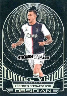 Figurina Federico Bernardeschi - Obsidian Soccer 2019-2020 - Panini