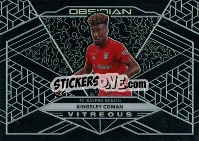 Sticker Kingsley Coman - Obsidian Soccer 2019-2020 n. V-6 - Panini