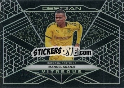 Sticker Manuel Akanji - Obsidian Soccer 2019-2020 - Panini