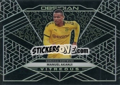Sticker Manuel Akanji - Obsidian Soccer 2019-2020 n. V-15 - Panini