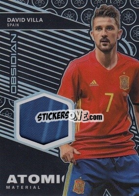 Sticker David Villa - Obsidian Soccer 2019-2020 n. AM-9 - Panini