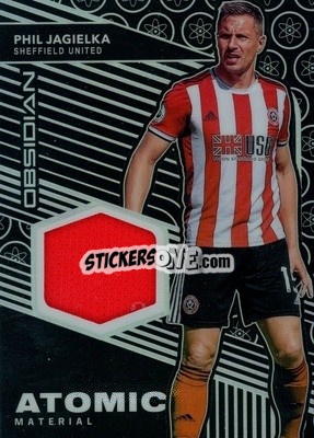 Sticker Phil Jagielka - Obsidian Soccer 2019-2020 - Panini