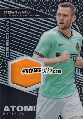 Figurina Stefan de Vrij - Obsidian Soccer 2019-2020 - Panini