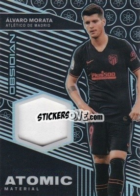 Sticker Alvaro Morata - Obsidian Soccer 2019-2020 n. AM-27 - Panini