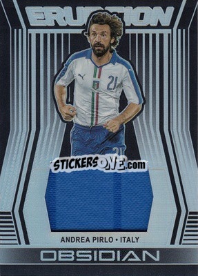 Sticker Andrea Pirlo - Obsidian Soccer 2019-2020 n. E-3 - Panini