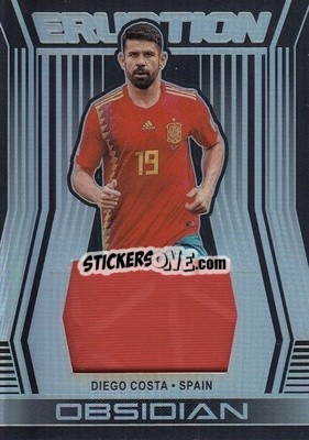 Sticker Diego Costa - Obsidian Soccer 2019-2020 n. E-14 - Panini