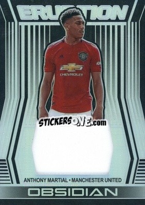 Sticker Anthony Martial - Obsidian Soccer 2019-2020 n. E-26 - Panini