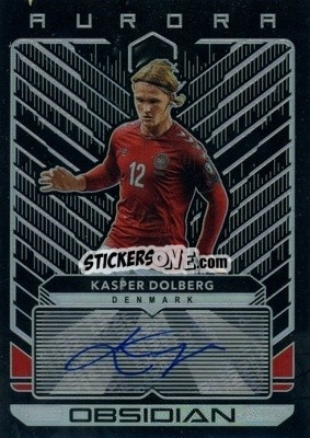 Sticker Kasper Dolberg - Obsidian Soccer 2019-2020 - Panini