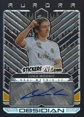 Sticker Luka Modric - Obsidian Soccer 2019-2020 n. AA-15 - Panini