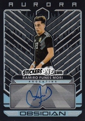 Sticker Ramiro Funes Mori - Obsidian Soccer 2019-2020 - Panini