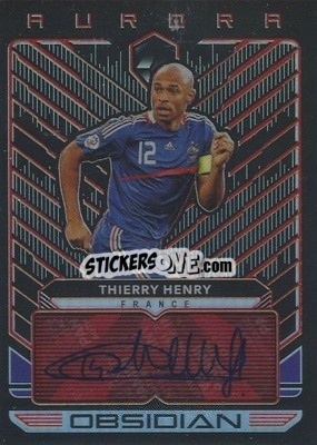 Sticker Thierry Henry - Obsidian Soccer 2019-2020 n. AA-28 - Panini