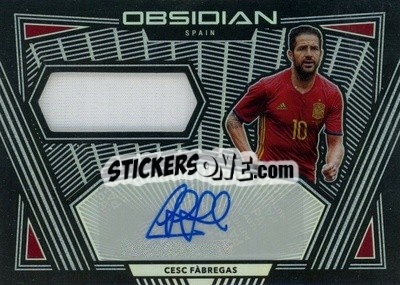 Sticker Cesc Fabregas - Obsidian Soccer 2019-2020 - Panini