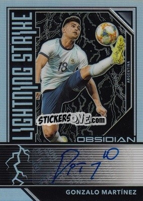 Sticker Gonzalo Martinez - Obsidian Soccer 2019-2020 n. LS-16 - Panini