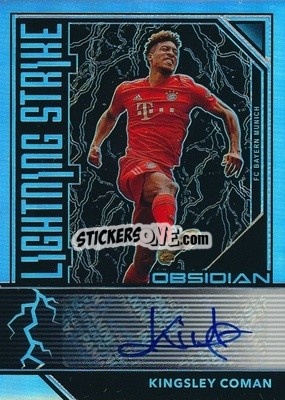 Figurina Kingsley Coman - Obsidian Soccer 2019-2020 - Panini