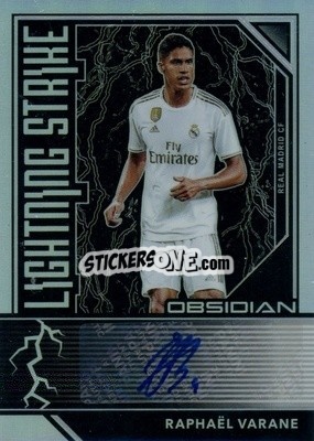 Sticker Raphael Varane - Obsidian Soccer 2019-2020 n. LS-37 - Panini