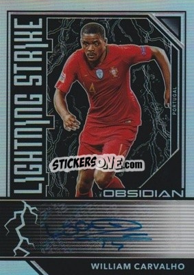 Sticker William Carvalho - Obsidian Soccer 2019-2020 n. LS-40 - Panini