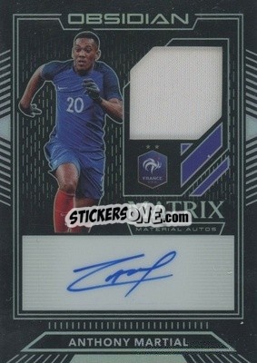 Cromo Anthony Martial - Obsidian Soccer 2019-2020 - Panini