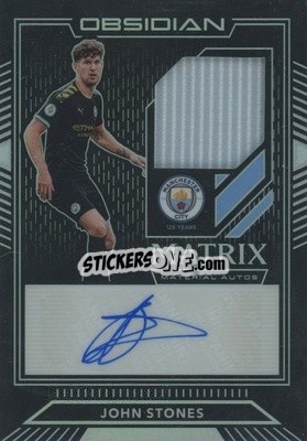 Sticker John Stones - Obsidian Soccer 2019-2020 n. MMA-21 - Panini
