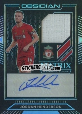 Sticker Jordan Henderson - Obsidian Soccer 2019-2020 n. MMA-22 - Panini
