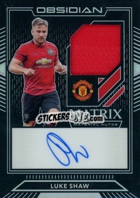 Sticker Luke Shaw - Obsidian Soccer 2019-2020 n. MMA-30 - Panini